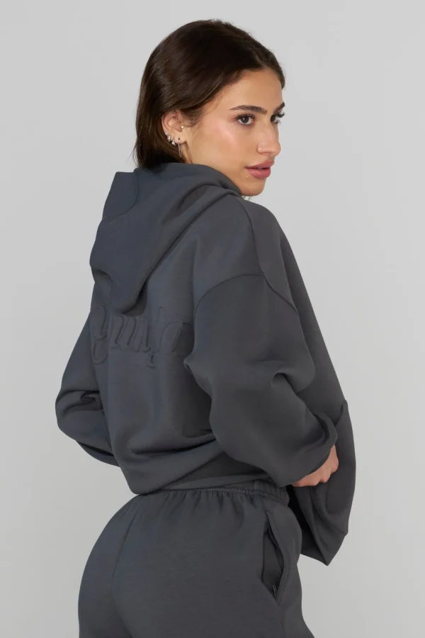 Youngla Outerwear<W534 Scuba Hoodie