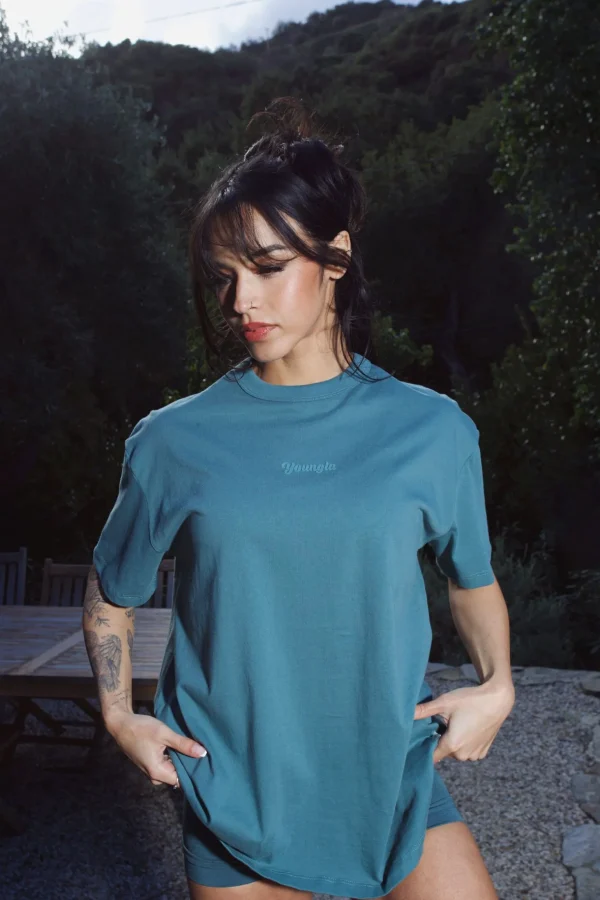 Youngla Tops<W443 Simple Tee