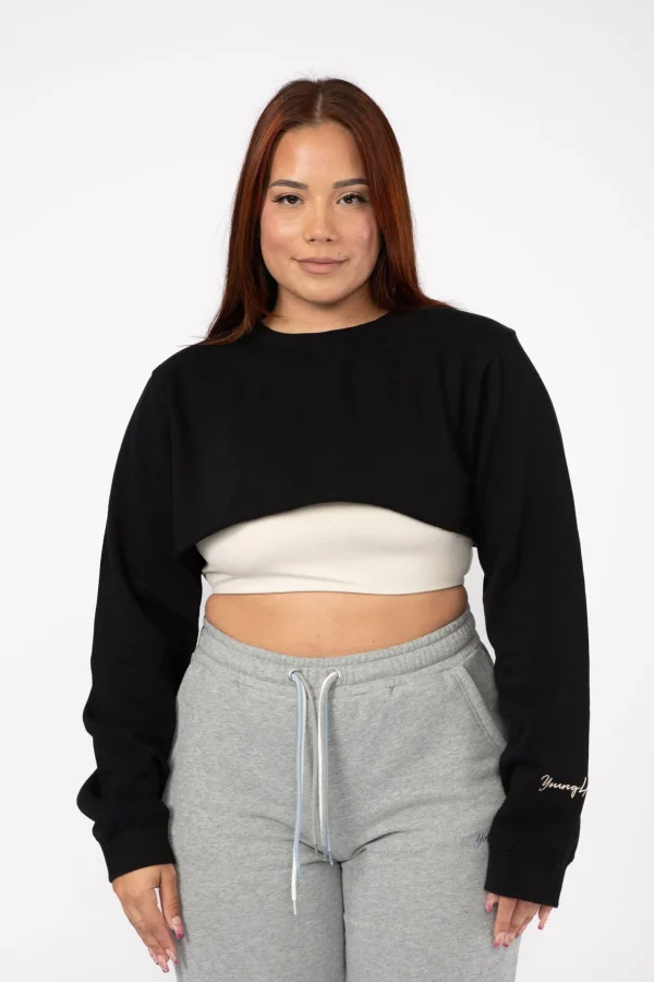Youngla Outerwear<W501 Super Crop Sweater