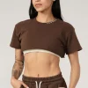 Youngla Tops<W407 Super Cropped Tee