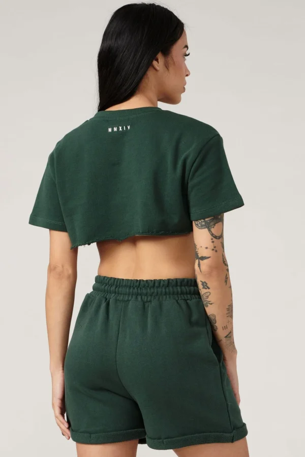 Youngla Tops<W407 Super Cropped Tee