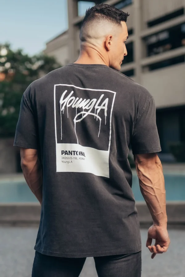 Youngla Shirts<449 Washed Drip Tees