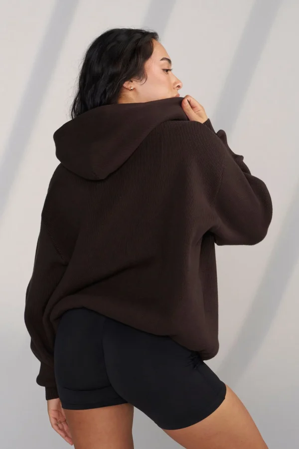 Youngla Outerwear<W514-Bella Sweater Hoodie