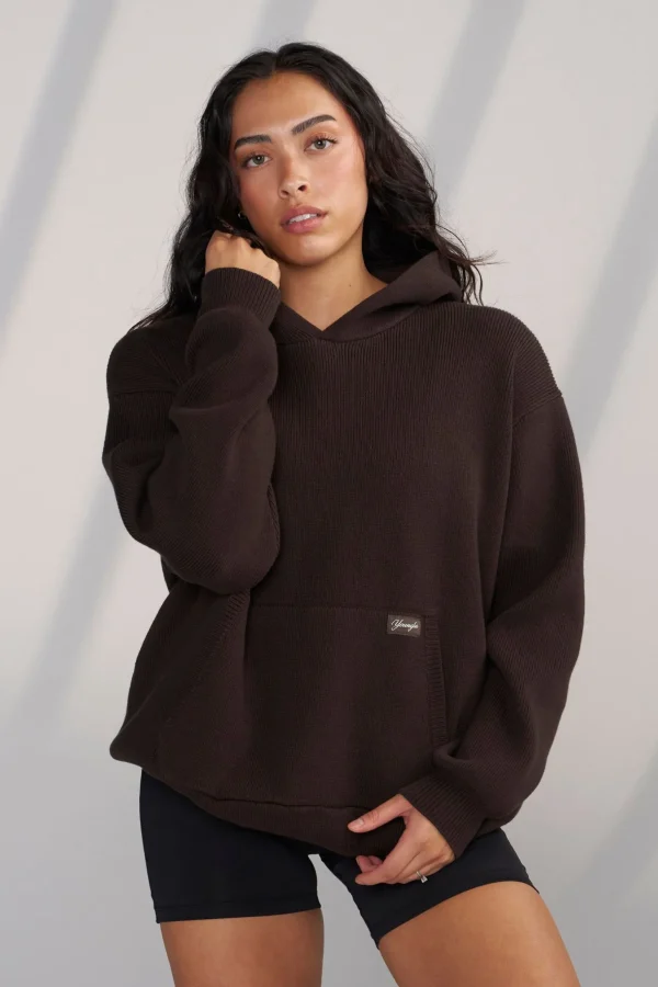 Youngla Outerwear<W514-Bella Sweater Hoodie