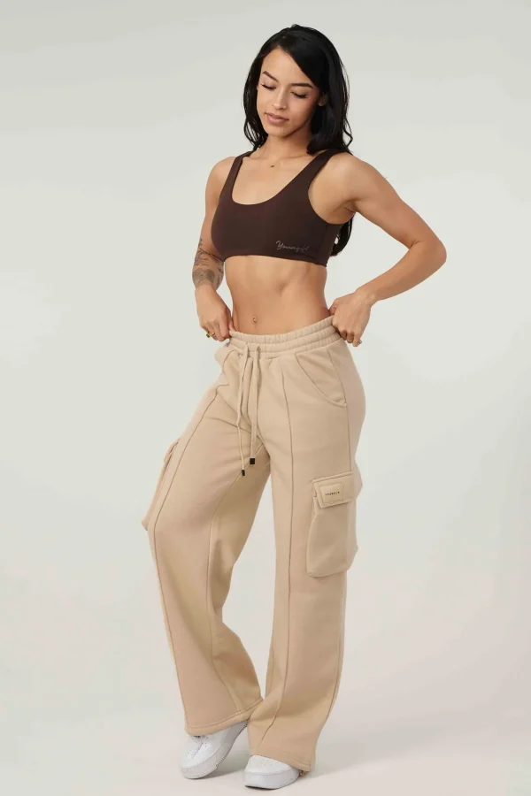 Youngla Joggers & Pants<W216-Cargo Fleece Joggers