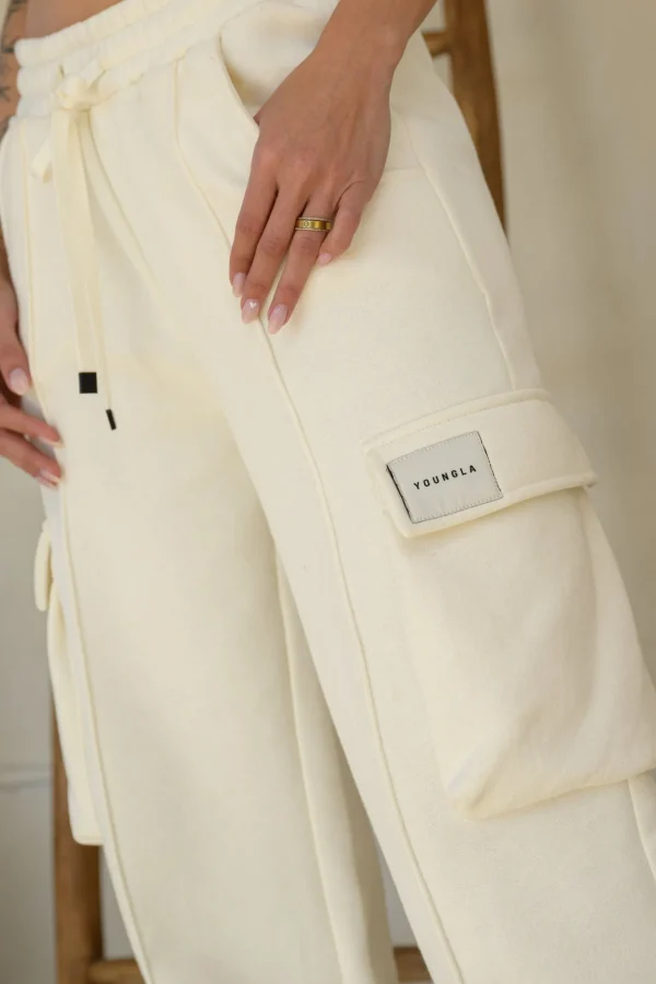 Youngla Joggers & Pants<W216-Cargo Fleece Joggers