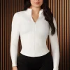 Youngla Outerwear<W517-Curve Bodycon Jacket