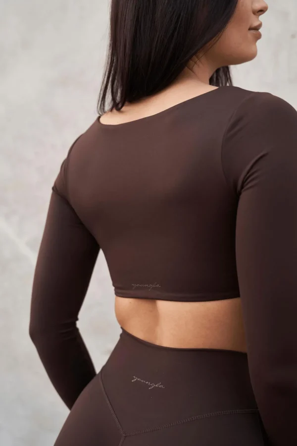 Youngla Bras<W336-Curve Long Sleeve Sports Bra