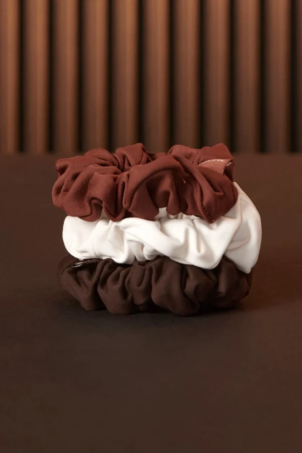 Youngla Accessories<W608-Curve Scrunchie 3 Pack