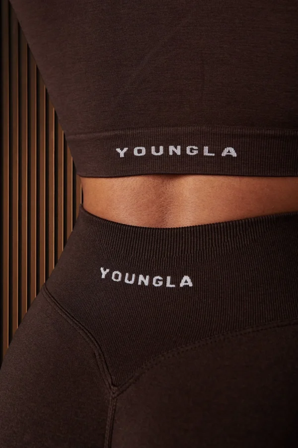 Youngla Tops<W430-Curve Seamless Long Sleeve