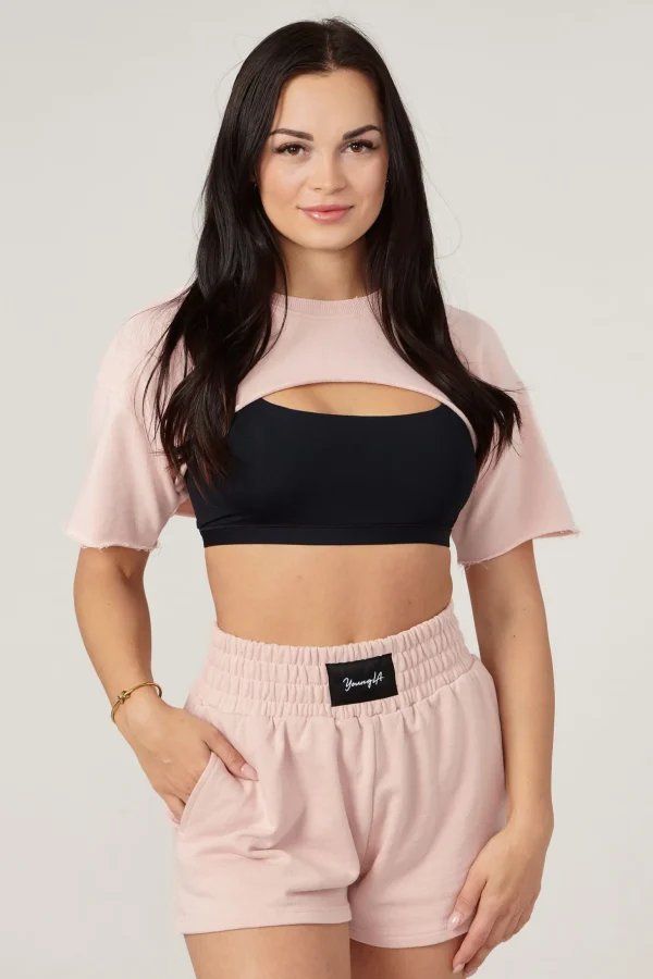 Youngla Tops<W410-Cut Out Tee