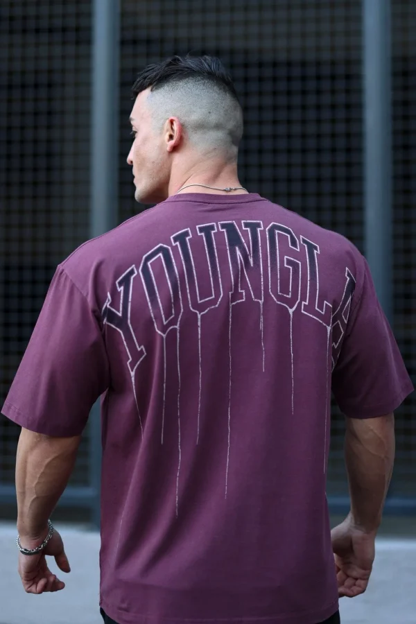 Youngla Shirts<W428-Drip Oversized Tee