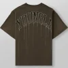 Youngla Shirts<W428-Drip Oversized Tee