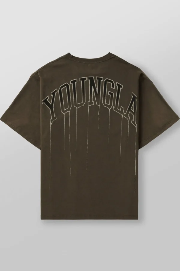 Youngla Shirts<W428-Drip Oversized Tee