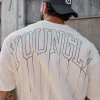 Youngla Shirts<W428-Drip Oversized Tee