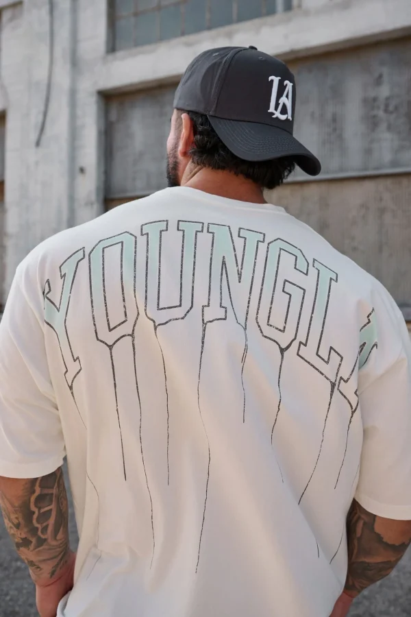 Youngla Shirts<W428-Drip Oversized Tee