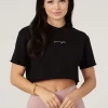 Youngla Tops<W426-Not So Basic Cropped Tee