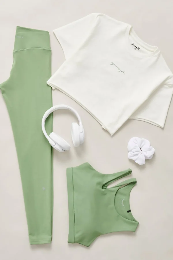 Youngla Tops<W426-Not So Basic Cropped Tee