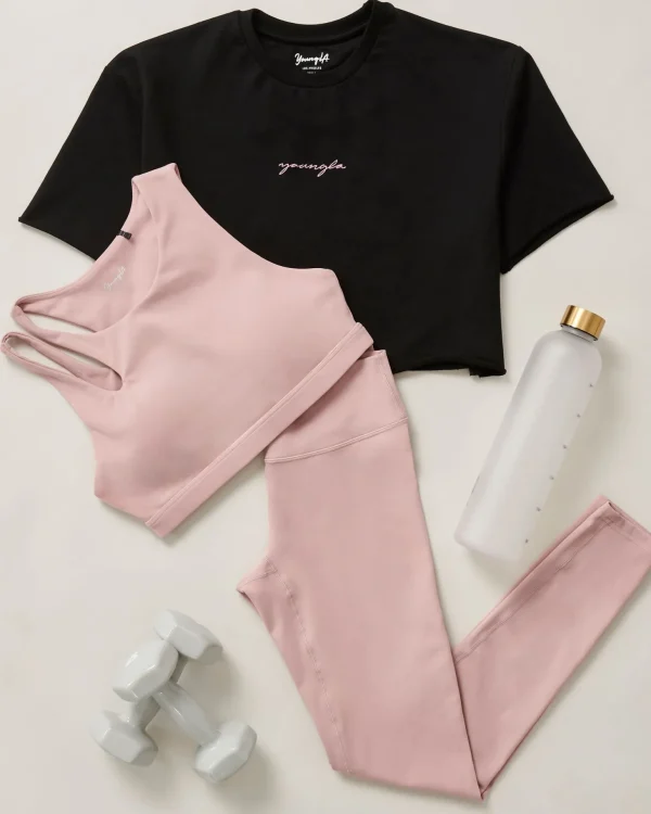 Youngla Tops<W426-Not So Basic Cropped Tee