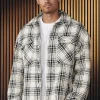 Youngla Outerwear<519-Woven Flannel Jackets
