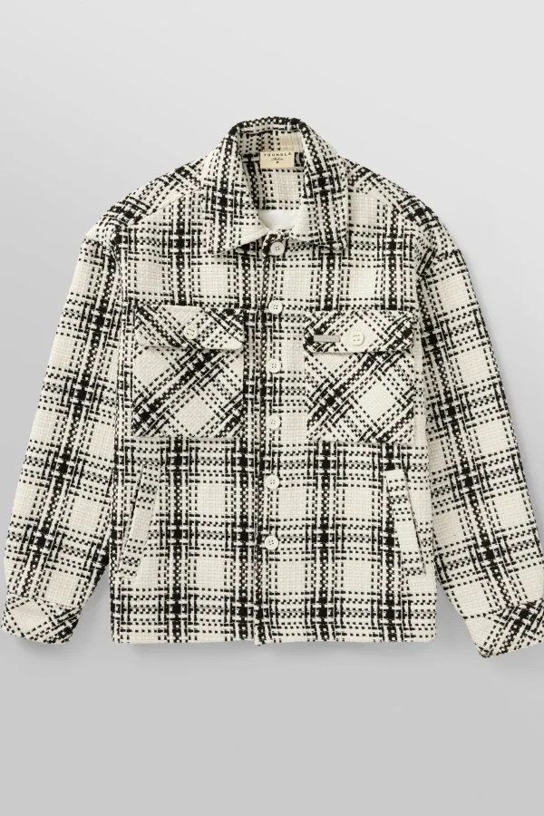 Youngla Outerwear<519-Woven Flannel Jackets