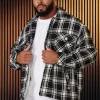 Youngla Outerwear<519-Woven Flannel Jackets