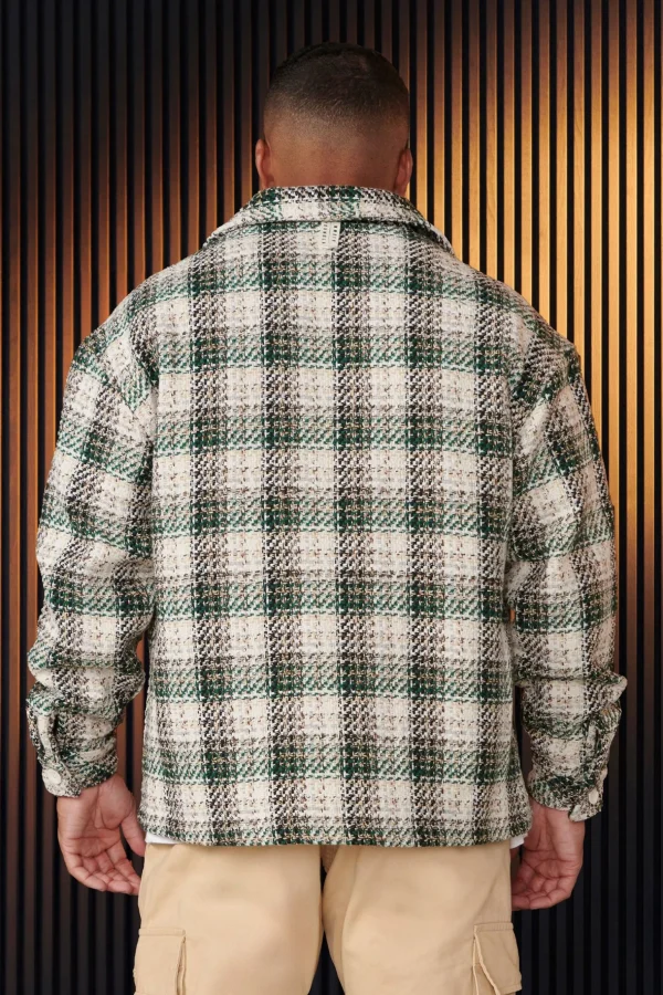 Youngla Outerwear<519-Woven Flannel Jackets