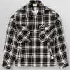 Youngla Outerwear<519-Woven Flannel Jackets