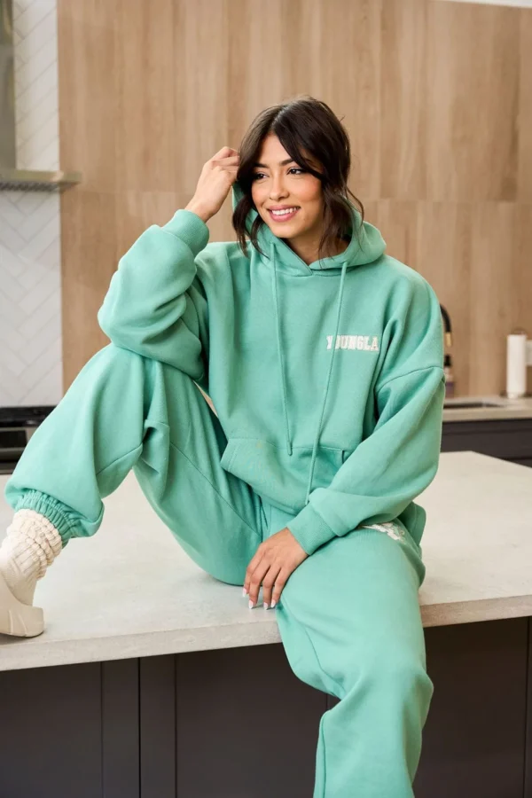 Youngla Outerwear<W524-Teddy Hoodie