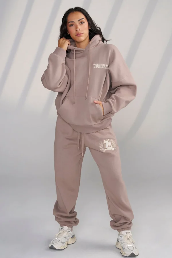 Youngla Outerwear<W524-Teddy Hoodie