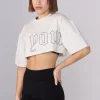Youngla Tops<W436-Urban Crop Tee