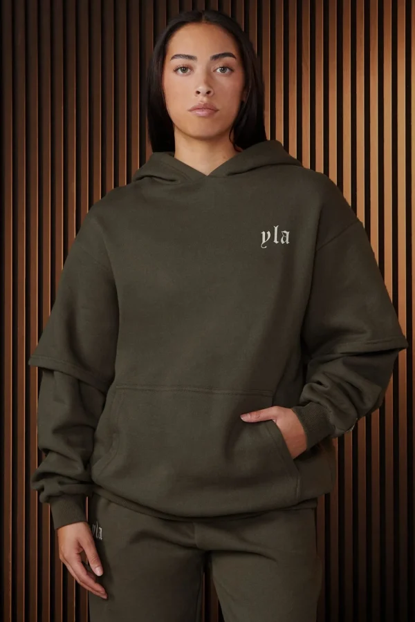 Youngla Outerwear<W520-Urban Layer Hoodie