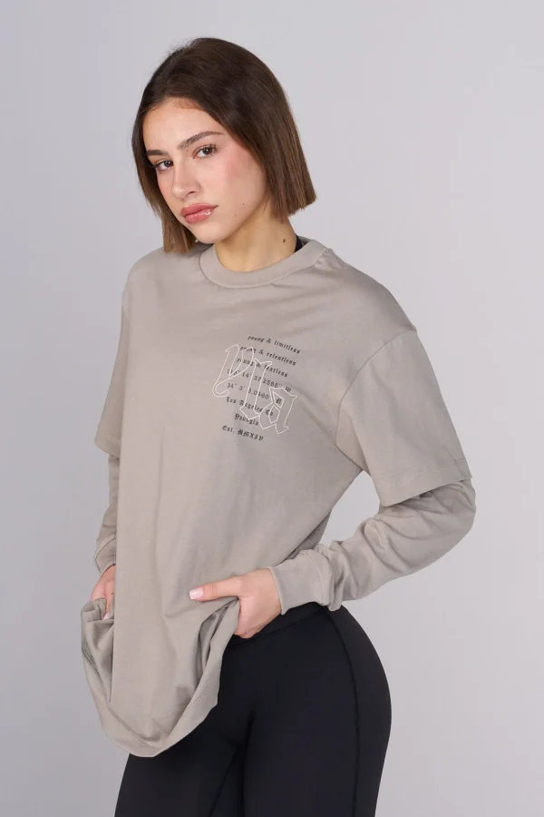 Youngla Tops<W437-Urban Layer Tee