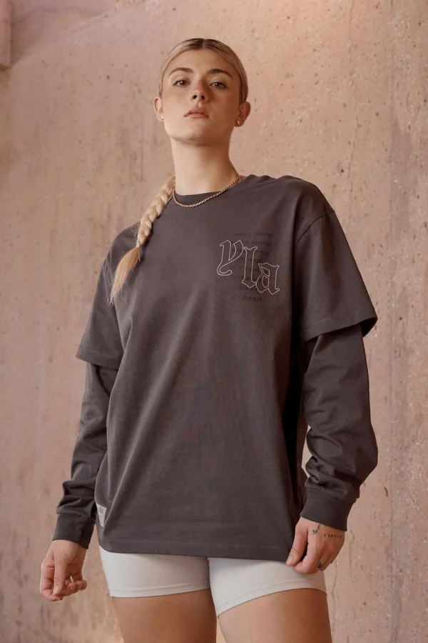 Youngla Tops<W437-Urban Layer Tee